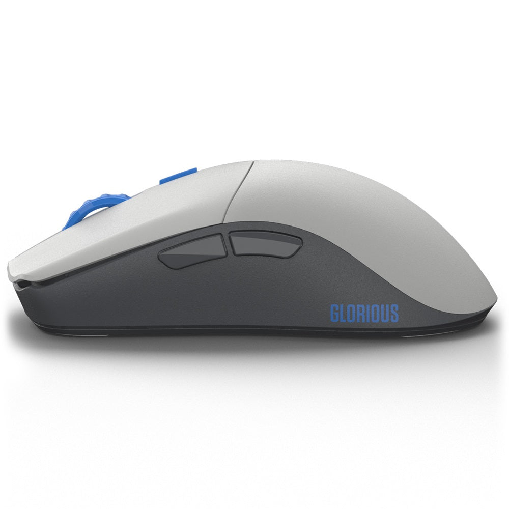Glorious Series One PRO Wireless Mouse - Vidar - Grey/Blue - Forge Glorious Series One PRO Wireless Mouse - Vidar - Grey/Blue - Forge
